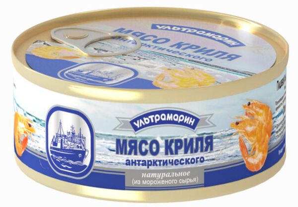 "Ультрамарин" Паштет из мяса криля Антарктический 105гр.*4шт.  #1