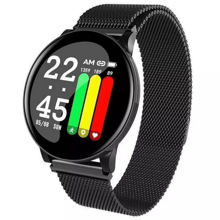 Умный фитнес-браслет WearFit W8 / Смарт-часы для спорта / С измерением давления и кислорода в крови / #1