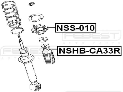 SAFEBEST Амортизатор подвески, арт. NSHBCA33R #1