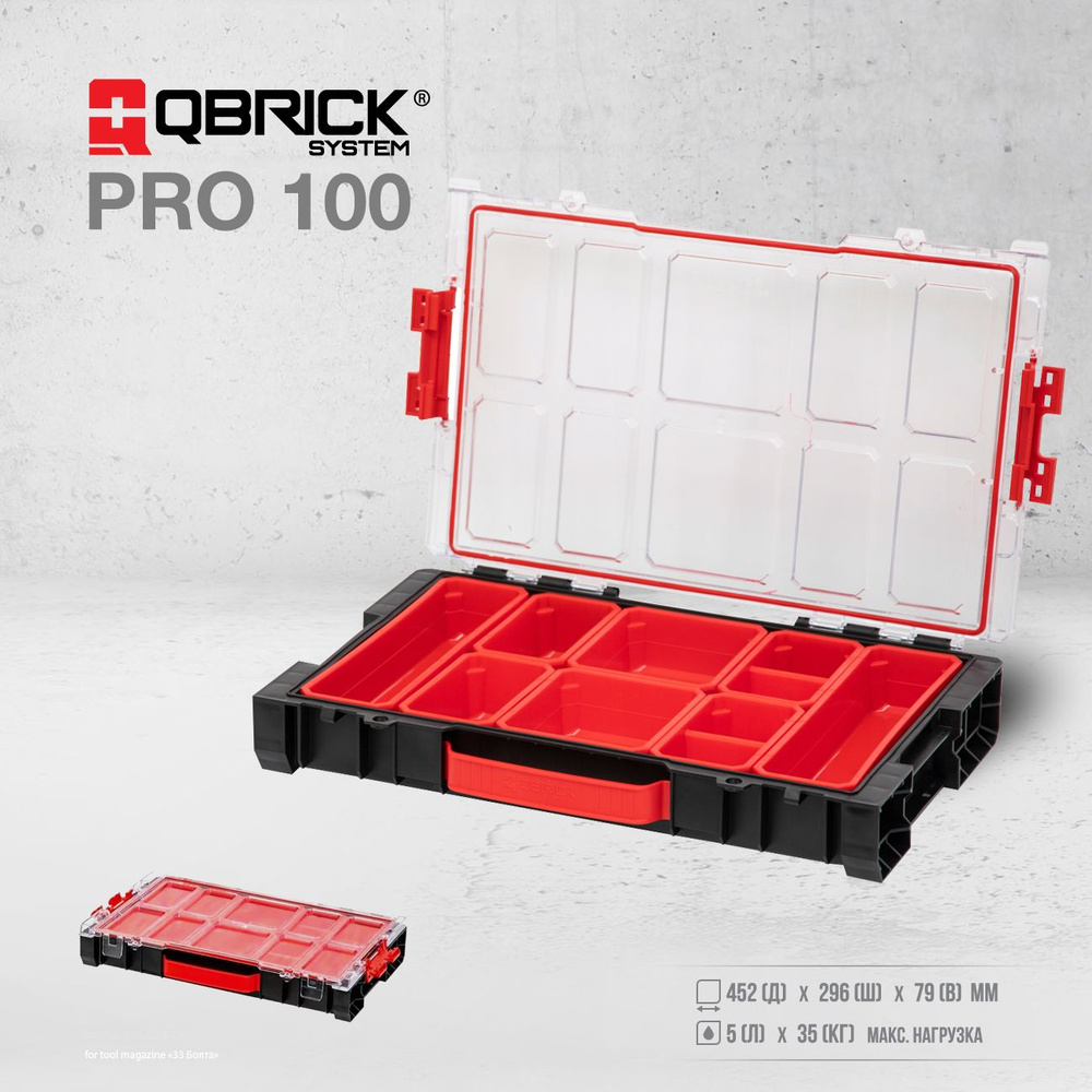 Органайзер QBRICK SYSTEM PRO 100 #1