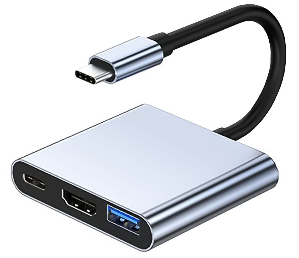 USB Hub 3.0 - Type C концентратор на 3 порта / USB 3.0 / высокоскоростной хаб / hub для apple для ноутбуков, #1