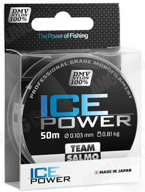 Рыболовная Монофильная леска для зимней рыбалки со льда Team Salmo ICE POWER (Salmo), 50м, 0.306мм  #1