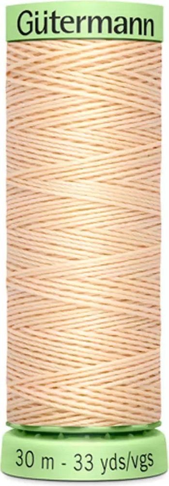 Нить для отстрочки декоративных швов Gutermann Top Stitch, 30 м, 005 кремовый, 5 шт/упак, нитки швейные #1