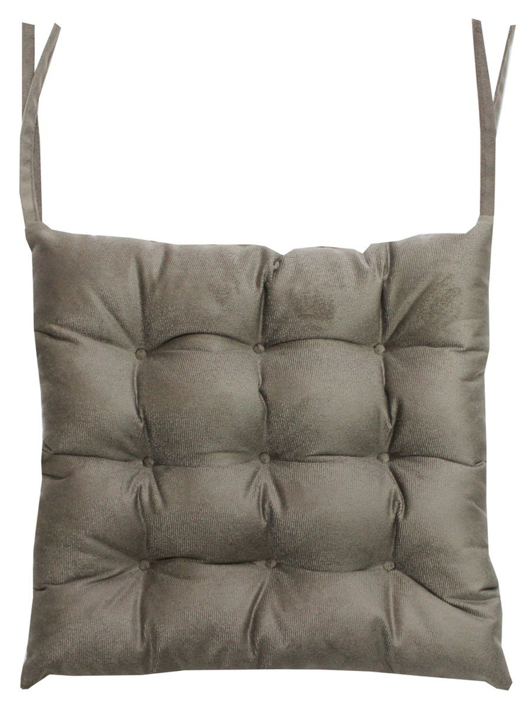 Подушка для сиденья МАТЕХ ARIA LINE 42х42 см. Цвет светло-коричневый, арт. 35-374  #1