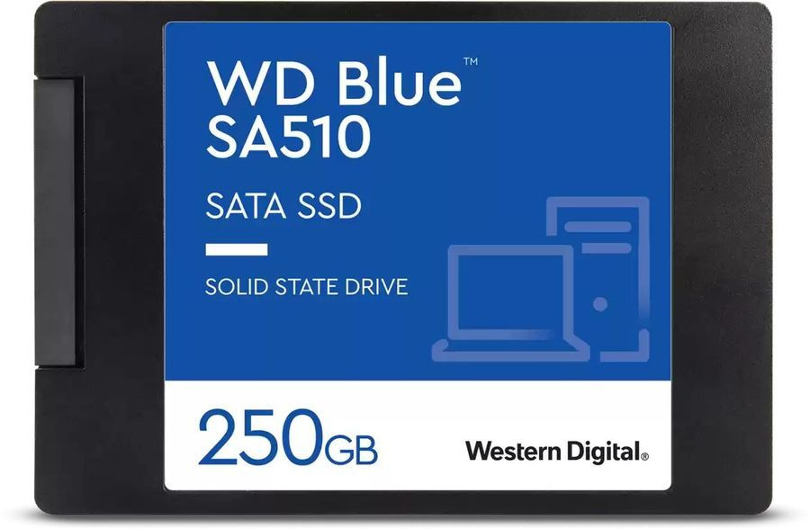 Western Digital 250 ГБ Внутренний SSD-диск BLUE SA510 SATA 2.5" (WDS250G3B0A) #1