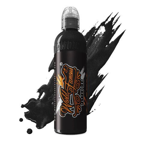 Краска для тату World Famous Tattoo Ink Dark Greywash (1 унция - 30 мл) #1