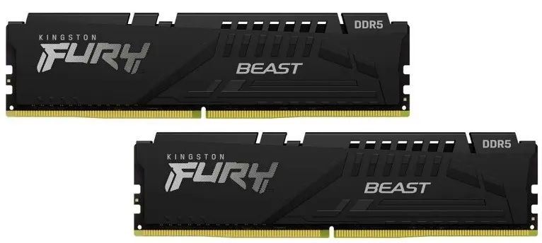 Kingston Оперативная память 32GB DDR5 5200 DIMM FURY Beast Black EXPO Gaming Memory Non-ECC, CL36 , 1.25V, #1