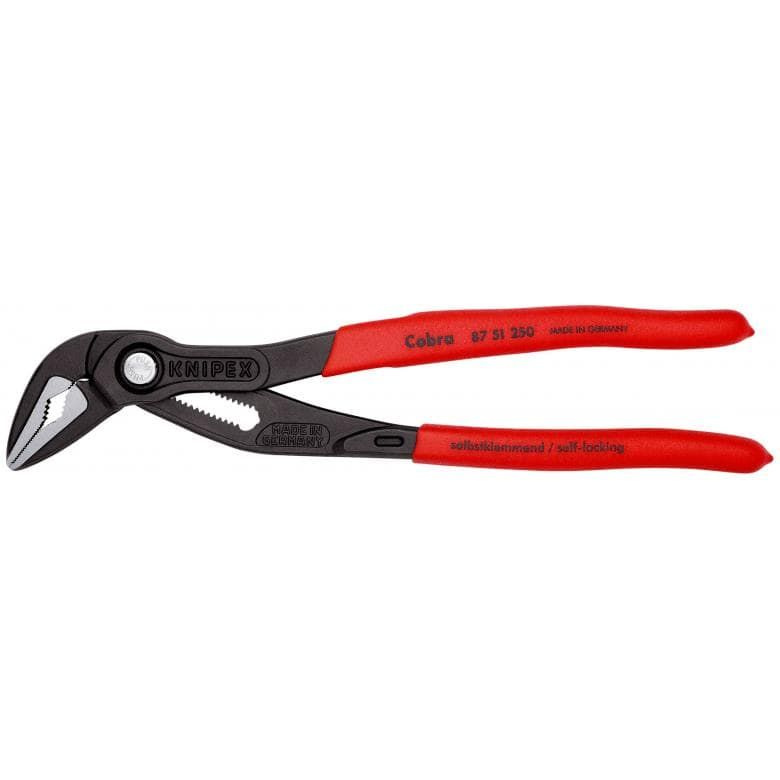 "KNIPEX" COBRA Клещи переставные сантехнические с фиксатором, 32 мм, под ключ 34 мм, L-250  #1