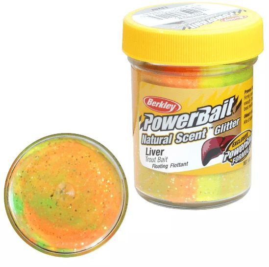 Форелевая паста BERKLEY PowerBait NATURAL SCENT TROUT BAIT, ПЕЧЕНЬ/1239485/RAINBOW/Форель  #1