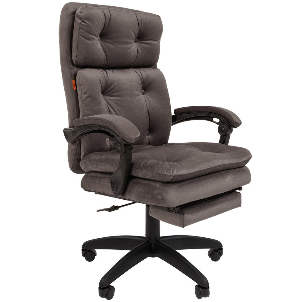 Компьютерное кресло для дома и офиса с подставкой для ног CHAIRMAN HOME 442, офисное кресло руководителя, #1