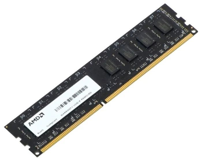 AMD Оперативная память Radeon R3 Value Series DDR3 1333 Мгц 1x4 ГБ (R334G1339U1S-U)  #1