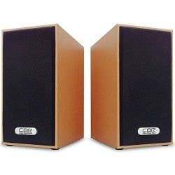 CBR CMS 635 Brown, Акустическая система 2.0, питание USB, 2х3 Вт (6 Вт RMS), светло-коричневый  #1