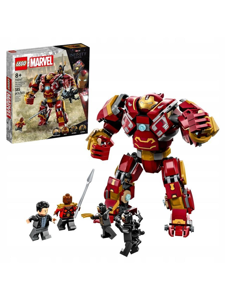 76247 Конструктор LEGO MARVEL The Hulkbuster: The Battle of Wakanda Халкбастер: битва за Ваканду 385 #1