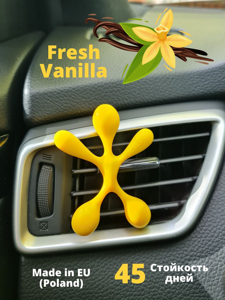 Ароматизатор для автомобиля на дефлектор и подвесной Европейского бренда Dr. Marcus Lucky Top Fresh Vanilla #1
