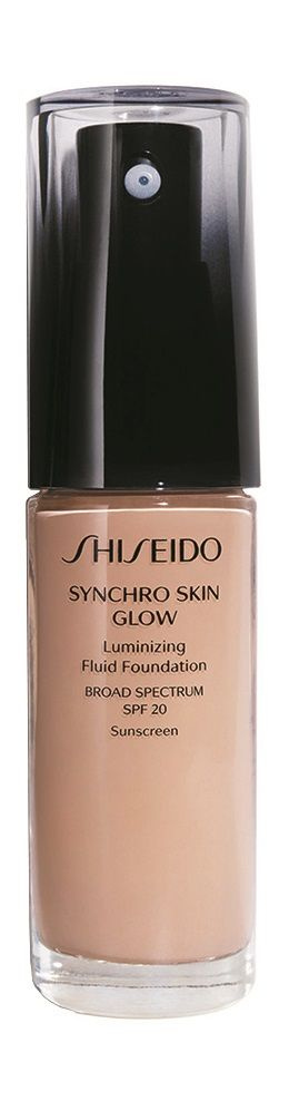 Тональный флюид Rose 3 Shiseido Synchro Skin Glow Fluid Foundation SPF 20 #1
