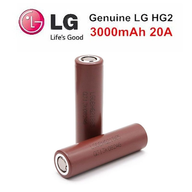 LG Аккумуляторная батарейка 18650, 3,7 В, 3000 мАч, 2 шт #1