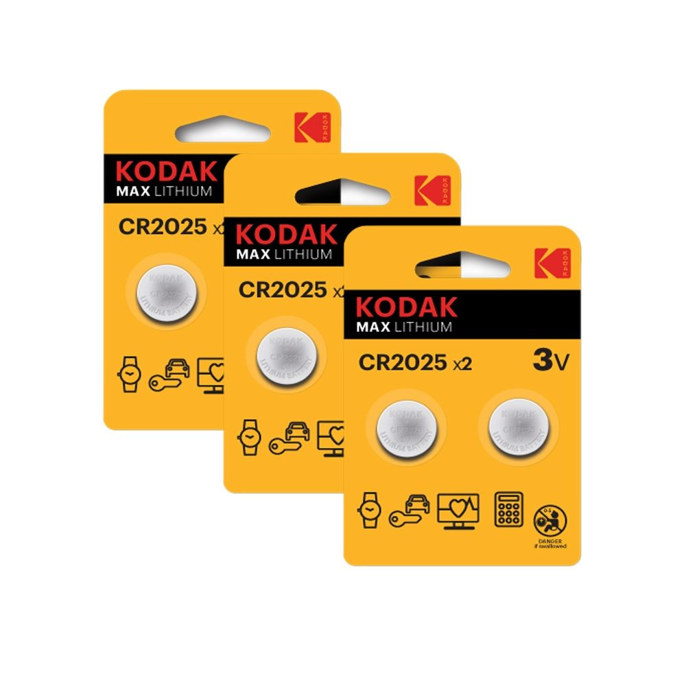 Батарейки Kodak CR2025-2BL - 3 уп #1