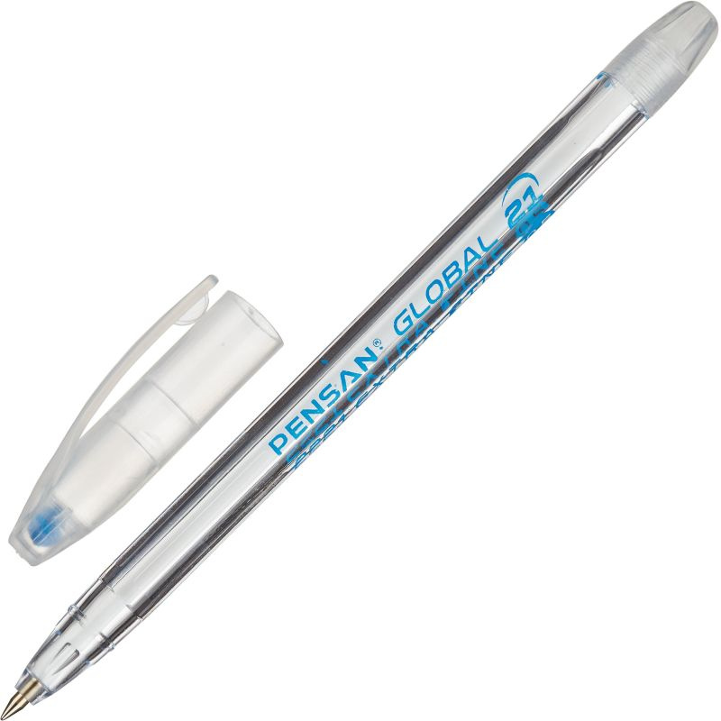 Ручка шариковая неавтоматическая PENSAN GLOBAL 21 синяя, 0,5 мм 10шт  #1