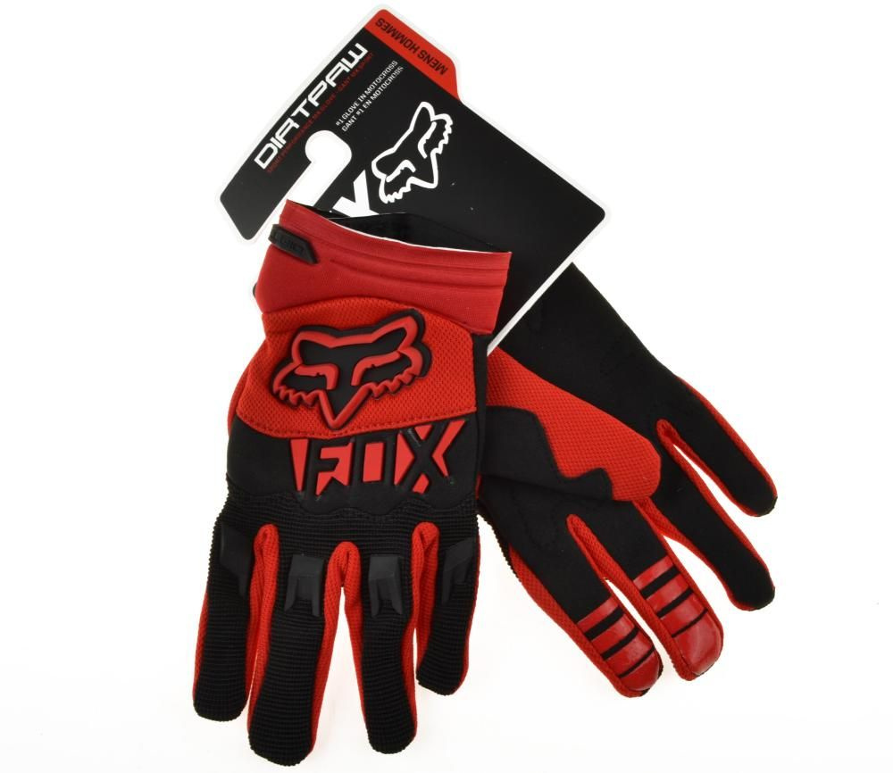 Мотоперчатки FOX (красные, детские XS) #1