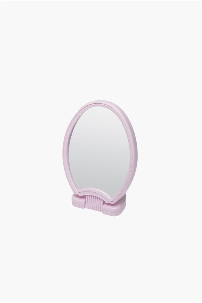 Зеркало Dewal Beauty настольное, в розовой оправе, на пластиковой подставке, 26*14.5 см.  #1
