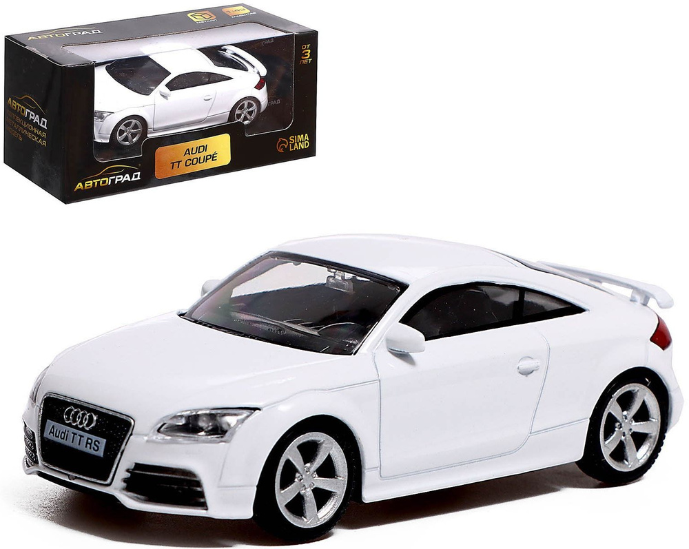 Машина AUDI TT COUPE, металлическая коллекционная модель, игрушечный  транспорт, цвет белый - купить с доставкой по выгодным ценам в  интернет-магазине OZON (863610664)