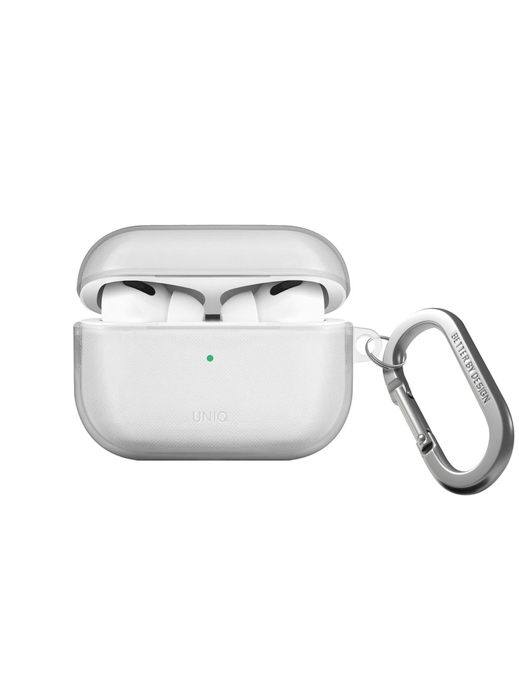 Чехол Uniq Glase для беспроводных наушников Apple Airpods Pro 2 / на Эпл Аирподс Про 2 тонкий силиконовый #1