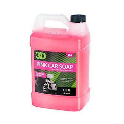 3D Pink Car Soap Шампунь для ручной мойки автомобиля, 3.78л #1