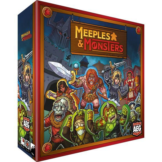 Настольная игра Meeples & Monsters / Миплы и Монстры на английском языке  #1