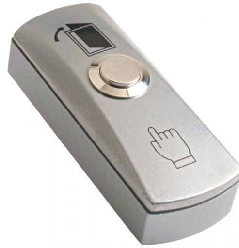 AT-H805A кнопка выхода металлическая накладная #1