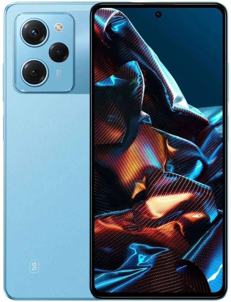 Poco Смартфон X5 PRO 5G 8/256 ГБ, синий #1