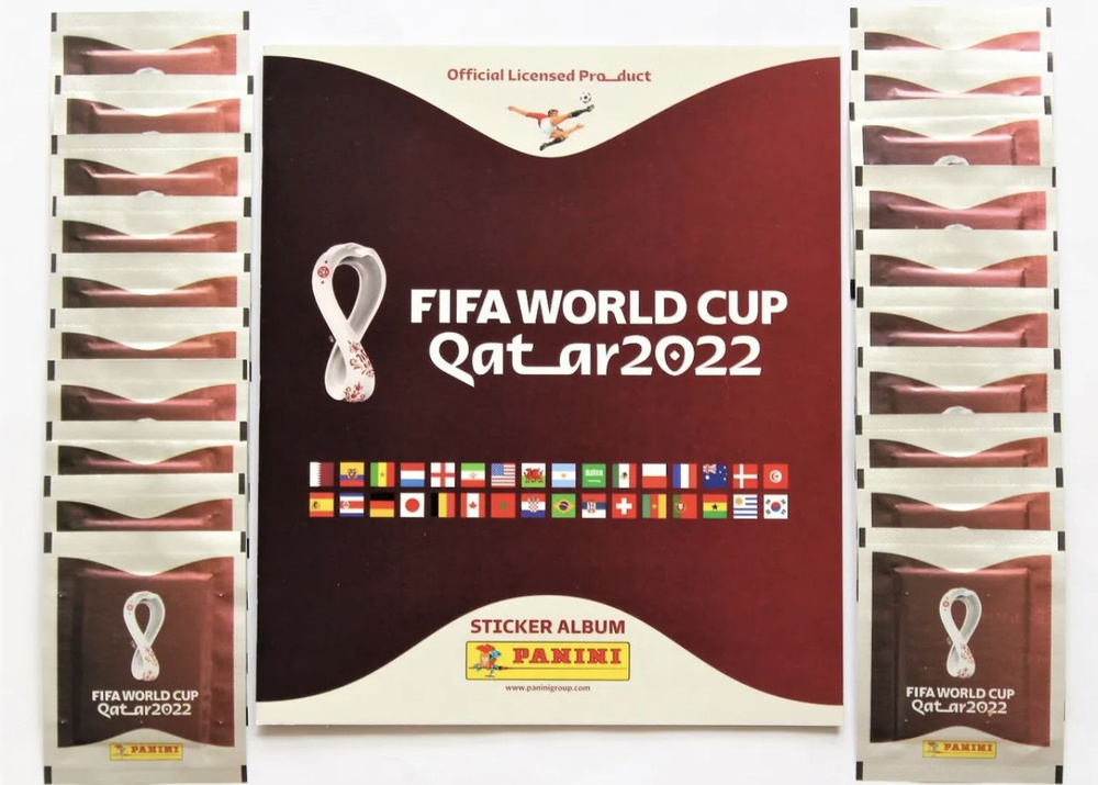 Panini FIFA World Cup 2022 Qatar альбом в твердой обложке + 50 пакетов #1