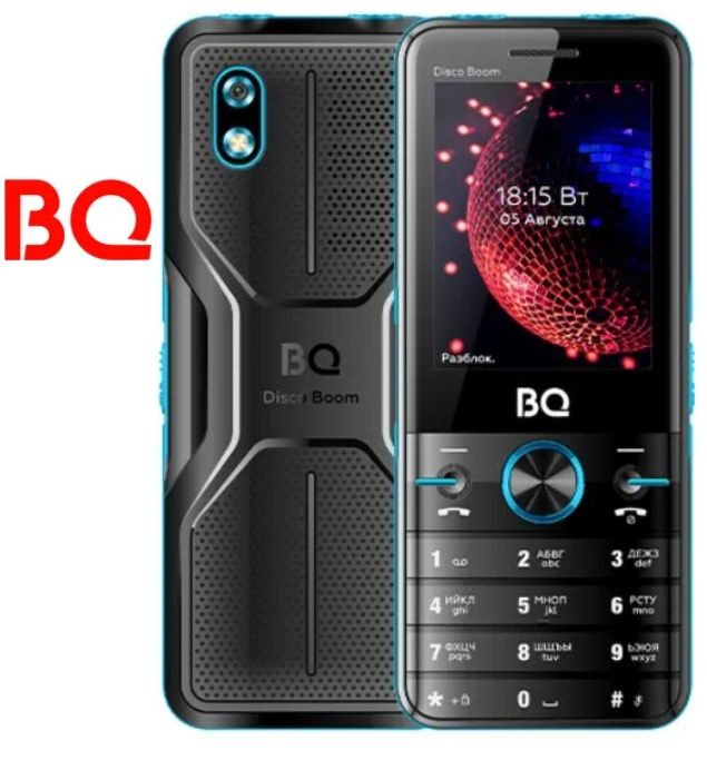 Мобильный телефон BQ-2842 Disco Boom Black+Blue #1