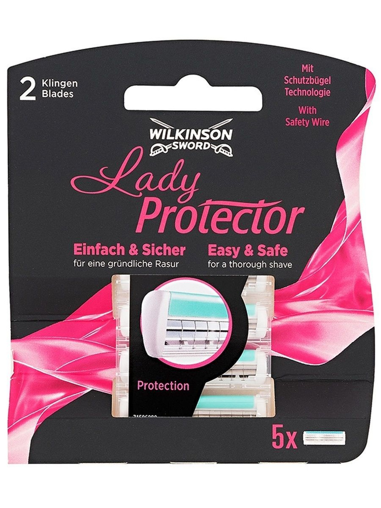 Wilkinson Sword / Schick Lady Protector / Сменные лезвия для женского станка Lady Protector ( 5 шт.) #1