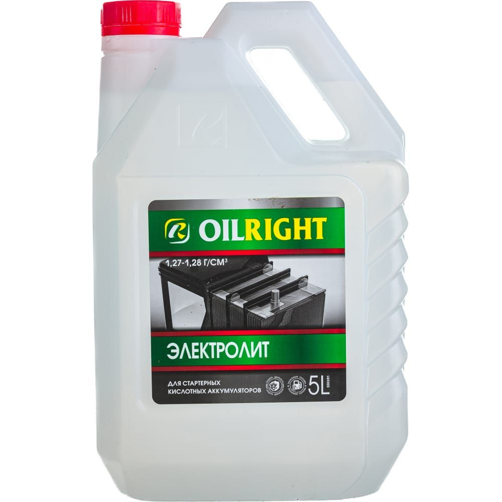 OILRIGHT Электролит кислотный, 5 л, 1 шт. #1