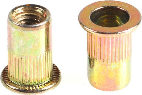 Заклепка резьбовая М10 цилиндрический бортик желтый цинк STARFIX 100 штук (SMC1-48532-100)  #1