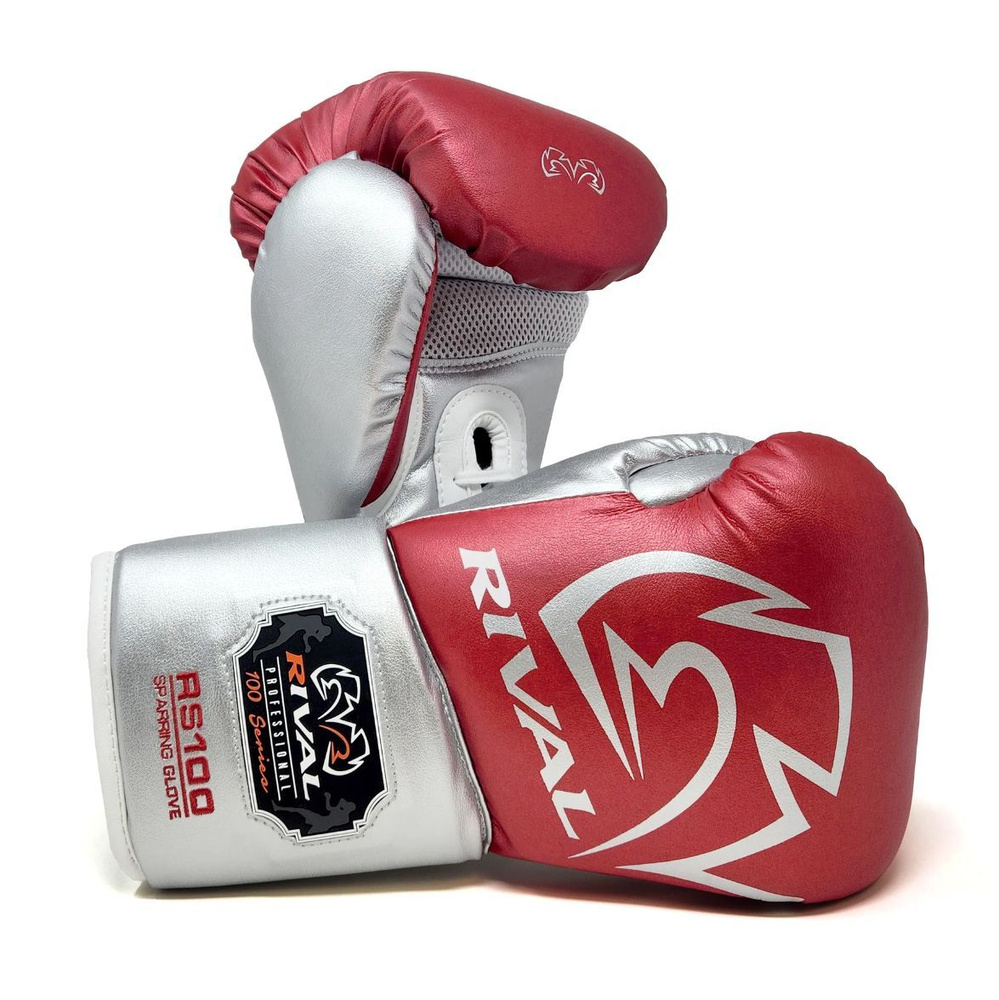 Перчатки боксерские RIVAL RS100 PROFESSIONAL SPARRING GLOVES, 16 унций, красные  #1