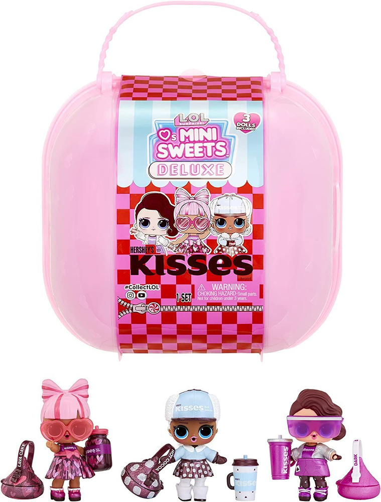 Игровой набор с куклой L.O.L. Surprise! Mini Sweets Набор Делюкс Kisses  #1