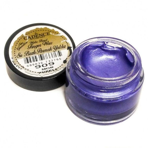 Воск старинная позолота Cadence Water Based Finger Wax 20 ml. Purple-909 #1