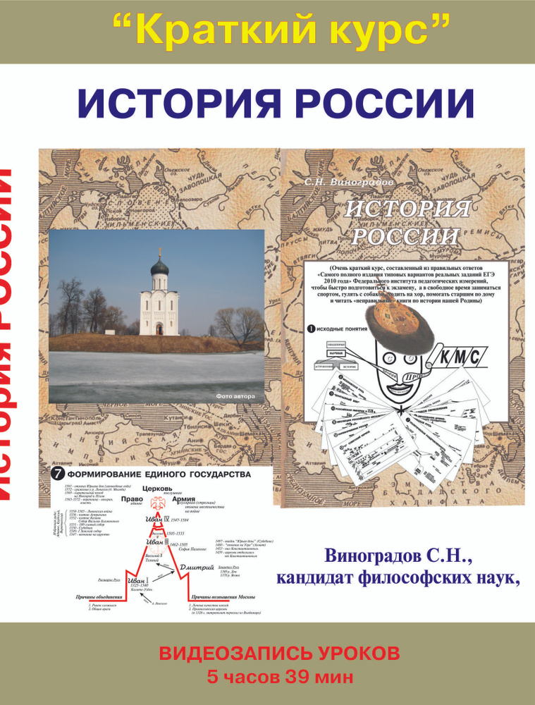 История России. Учебный фильм. (Краткий курс на основе опорных конспектов по методике Шаталова В.Ф., #1