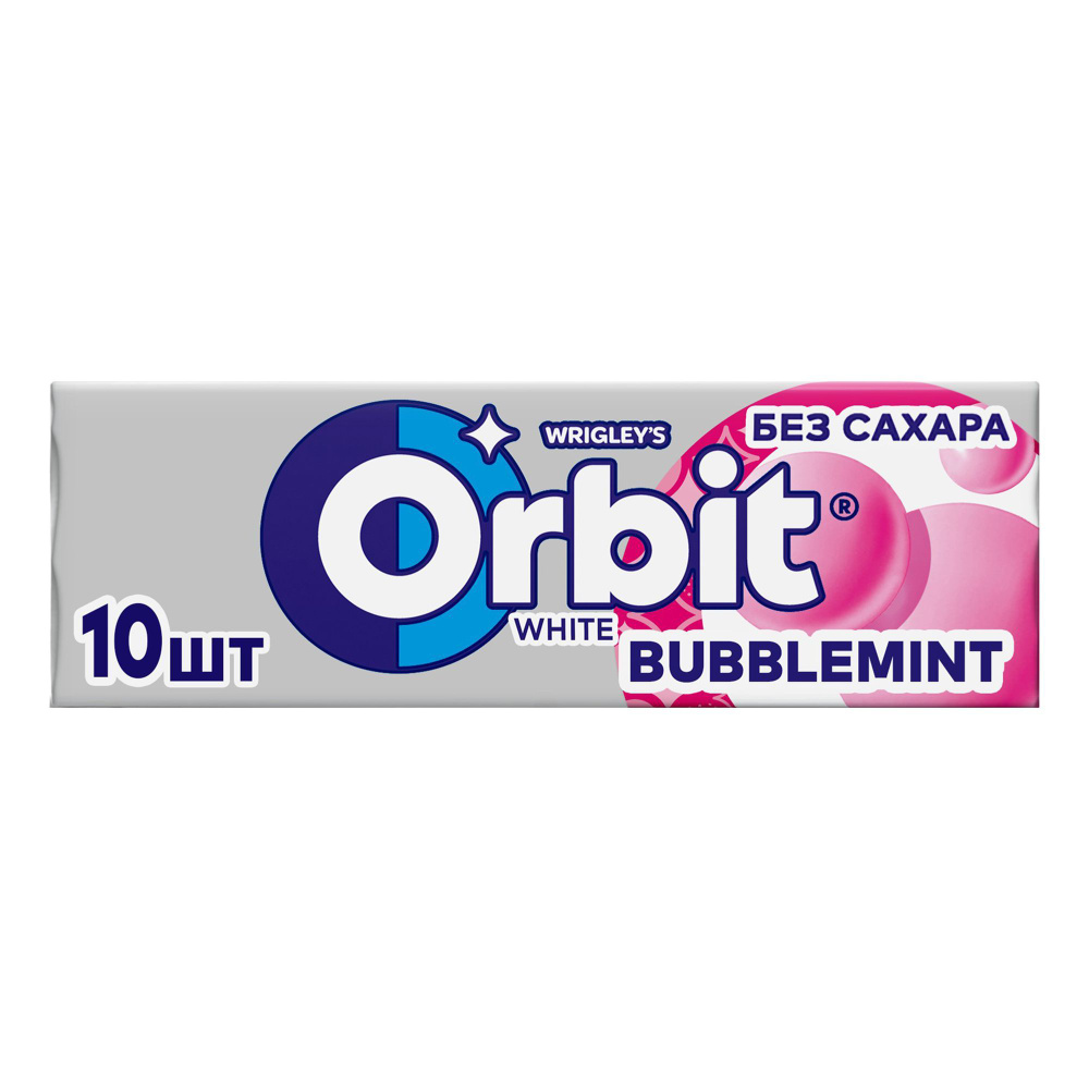 Жевательная резинка Orbit White Bubblemint 13,6 г, комплект: 16 шт. #1