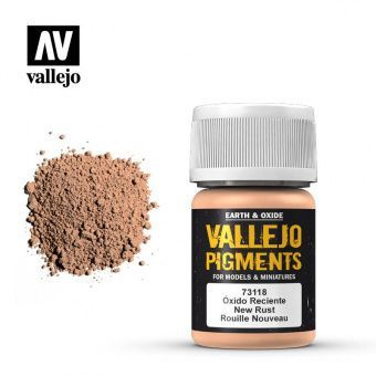 Пигмент Vallejo Pigments - 73118 New Rust (Новая ржавчина)35ml. #1