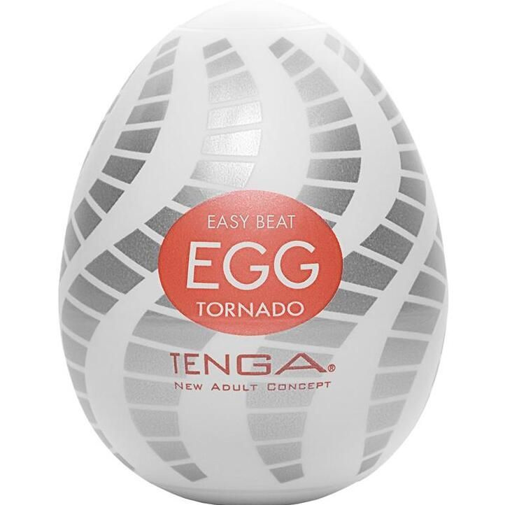 Мастурбатор TENGA EGG Tornado одноразовый рельефный стимулятор яйцо тенга с пробником лубриканта  #1