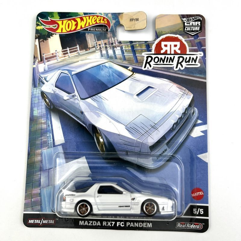 Машинка коллекционная Mattel Hot Wheels Premium Car Culture: FPY86 MAZDA RX7 FC PANDEM  #1