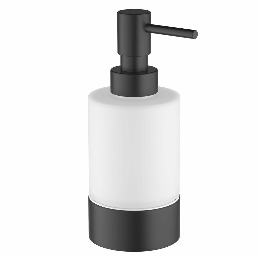 Дозатор для мыла/диспенсер для жидкого мыла в ванную настольный Timo Saona 13239/03 черный  #1
