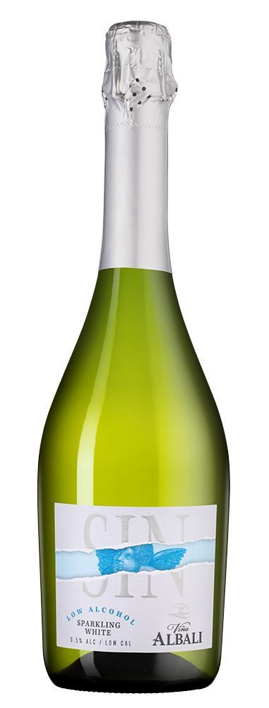 Вино безалкогольное игристое белое сухое Винья Албали Sparkling White, 0,75л. Albali  #1