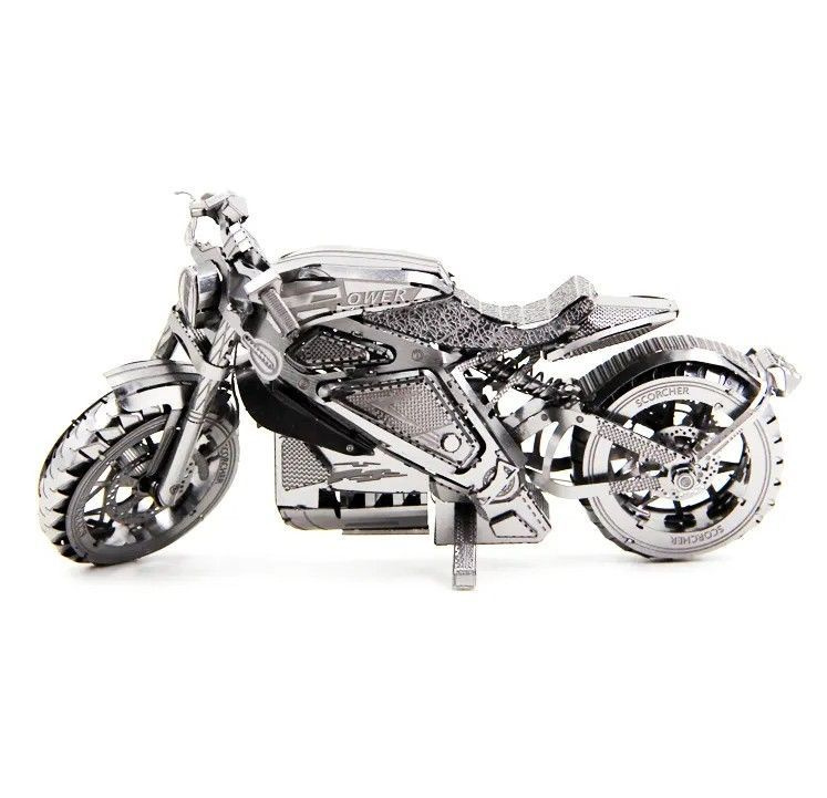 Металлический конструктор / 3D конструктор / Сборная модель 3D Metal Model Мотоцикл  #1