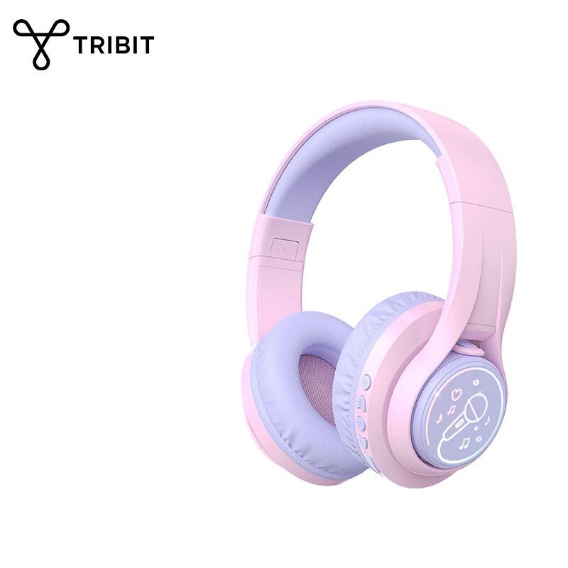 TRIBIT Наушники беспроводные, Bluetooth, 3.5 мм, розовый #1