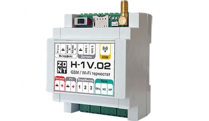 Термостат ZONT H-1V.02 контроллер для дистанционного управления системами отопления для газовых и электрических #1