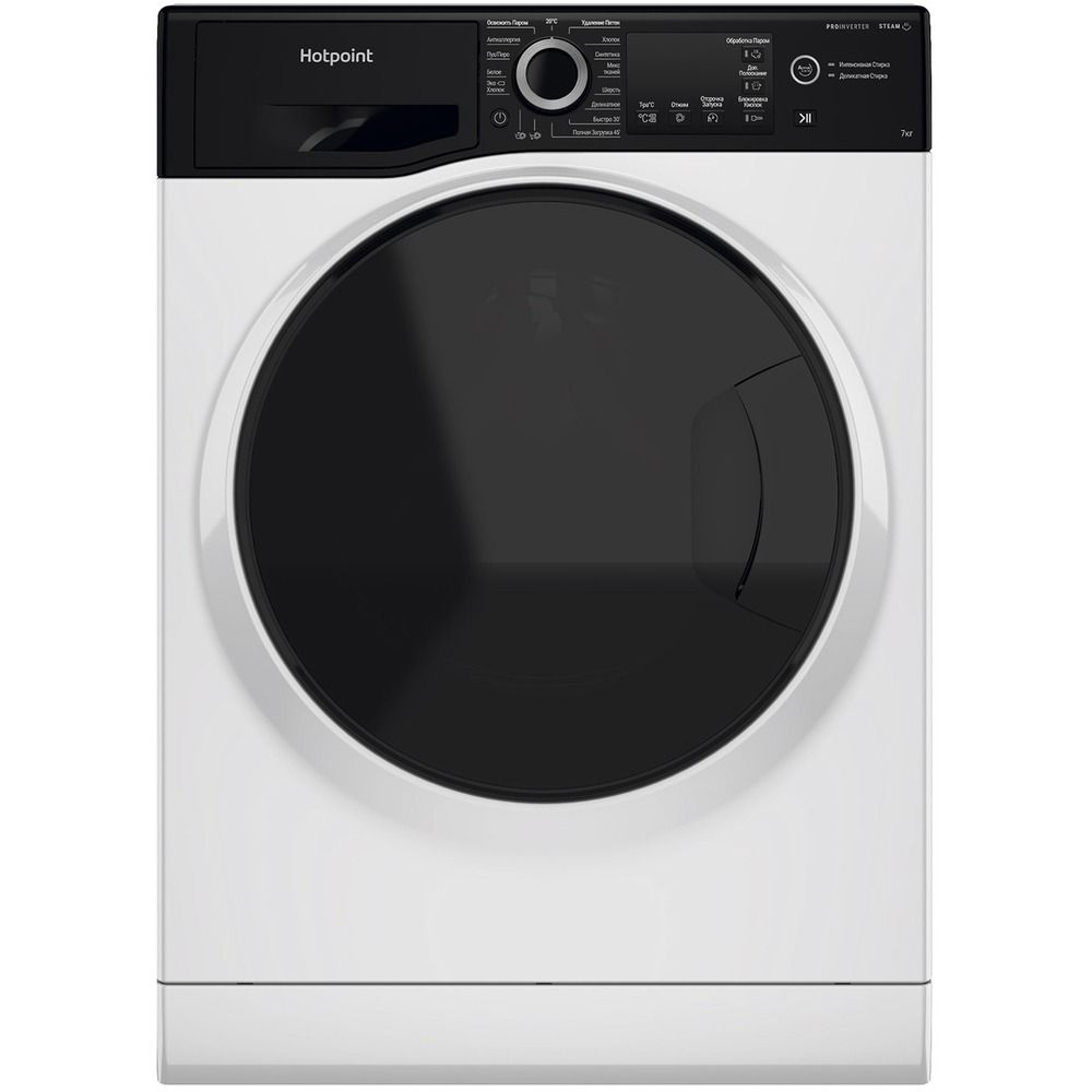 Стиральная машина Hotpoint NSB 7249 ZD AVE RU, белый - купить по выгодной  цене в интернет-магазине OZON (931010125)