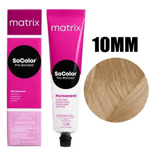 Matrix Перманентная краска для волос с бондером SoColor Pre-Bonded, 10MM (10.88) очень-очень светлый #1